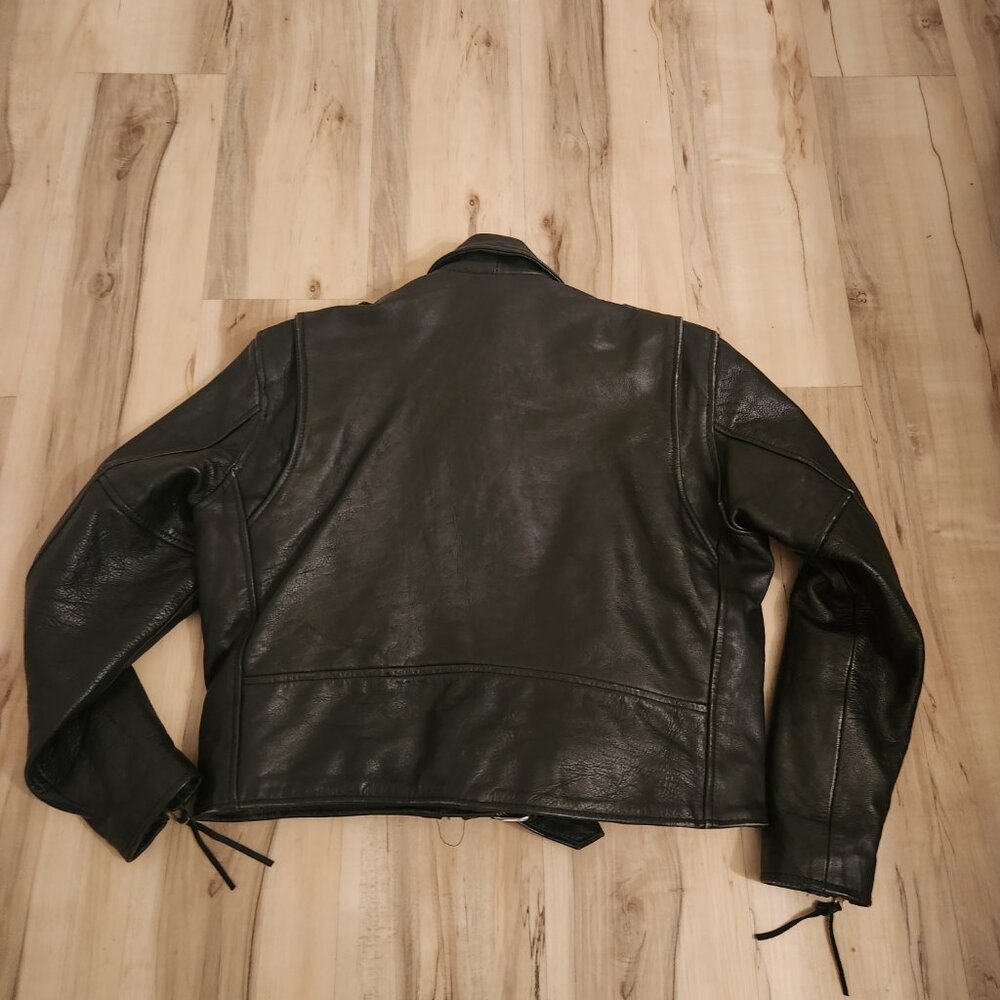 Women's Leather Riding Jacket - Picture 5 of 6